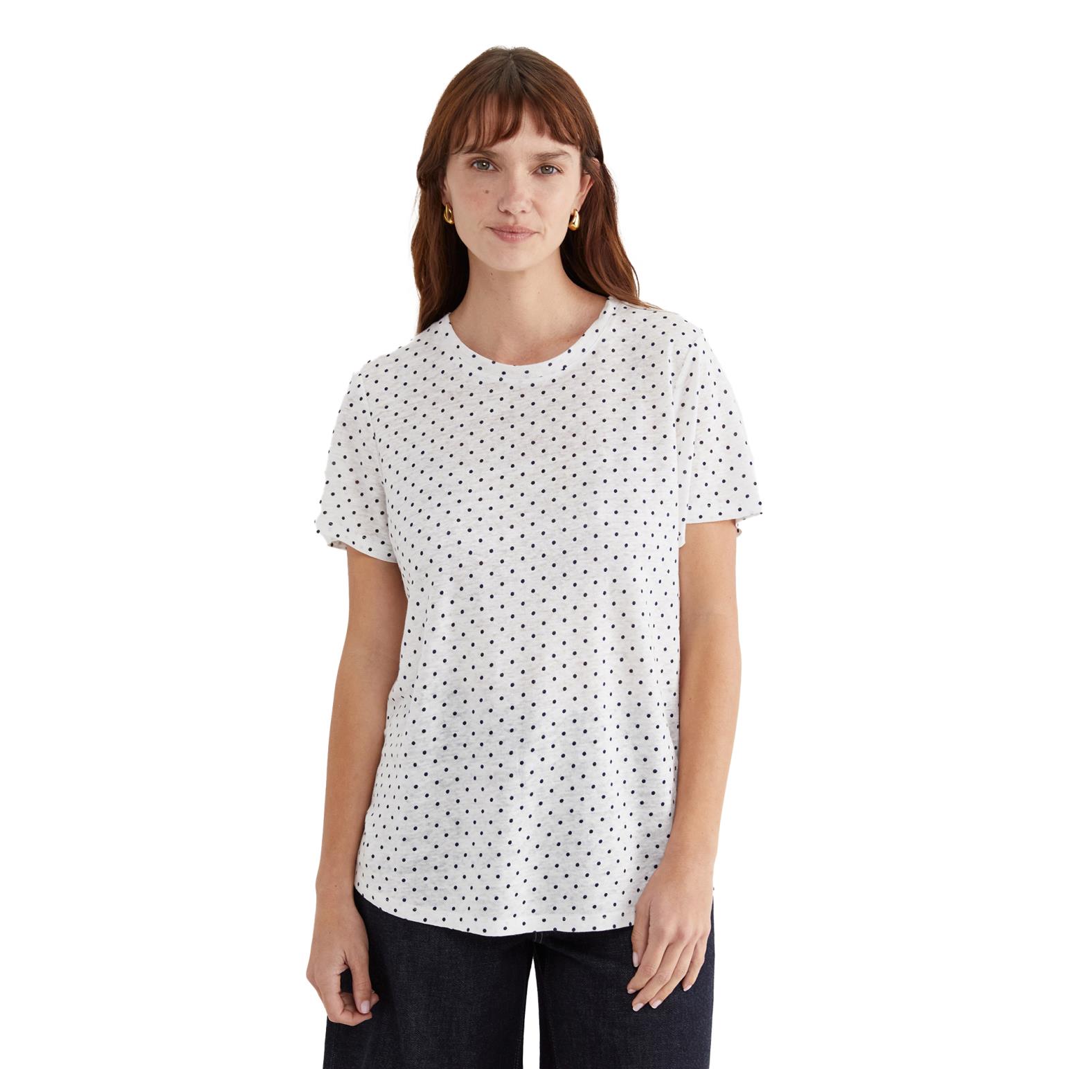 Sportscraft Tonia Spot Linen Tee